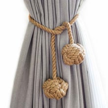 Double Knot Jute Curtain Tieback